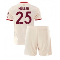 Camiseta Bayern Munich Thomas Muller #25 Tercera Equipación Replica 2024-25 para niños mangas cortas (+ Pantalones cortos)